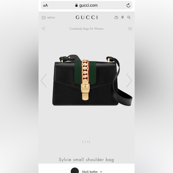 Gucci Sylvie Leather Shoulder Bag - Picture 2 of 16